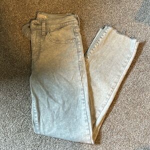 Levi light wash grey jeans